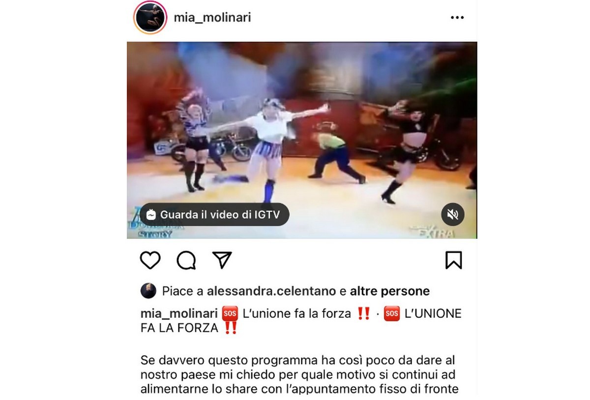 Amici, ex prof. chiede di boicottare il programma. E la Celentano mette like
