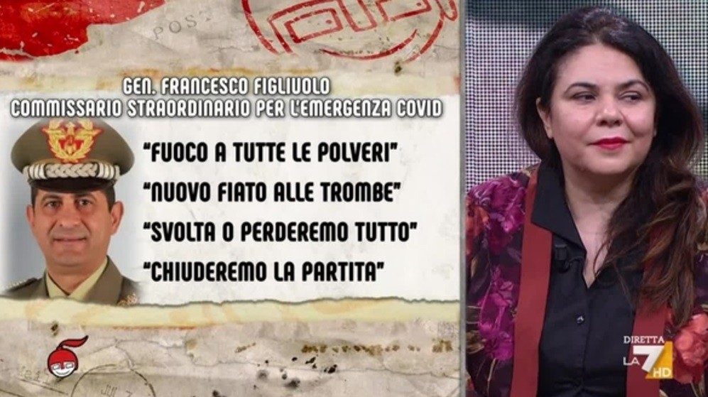 Di Martedì, Michela Murgia: “Mi spaventa Figliuolo in divisa, non mi sento al sicuro”