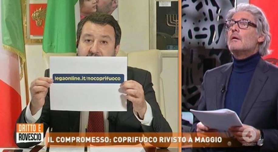 Dritto e rovescio e l’intervista a Salvini replica di tante altre. Un metodo che danneggia tutti