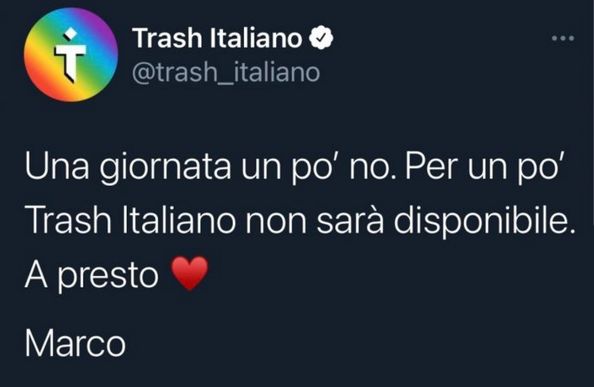 Che fine ha fatto Trash Italiano?