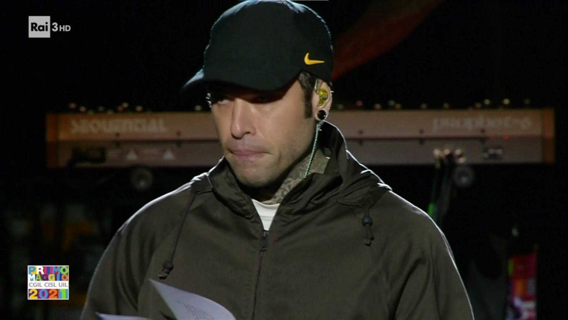 Concerto Primo Maggio 2021, Fedez: “Il contenuto del mio testo è stato definito inopportuno dalla vicedirettrice di Rai 3”. Citati gli esponenti della Lega