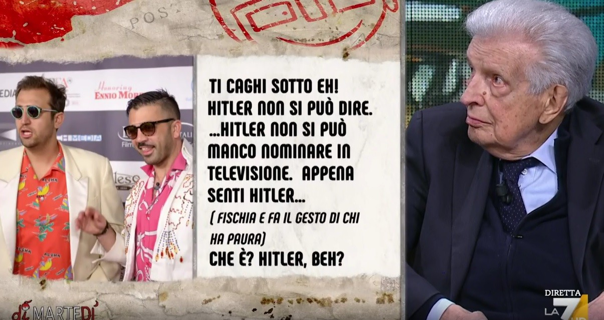 Di Martedì, lo sketch di Pio e Amedeo trascritto, tagliato e ridoppiato. Col senso inevitabilmente stravolto