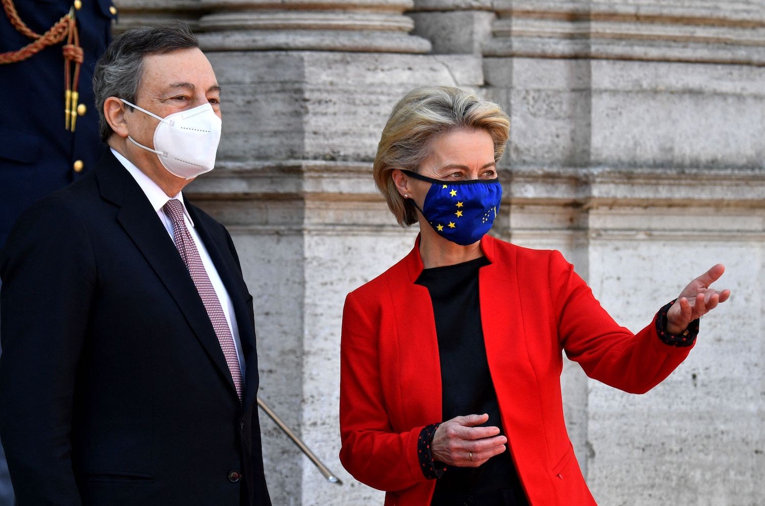 Draghi accoglie Von der Leyen a Roma per il Global Health Summit