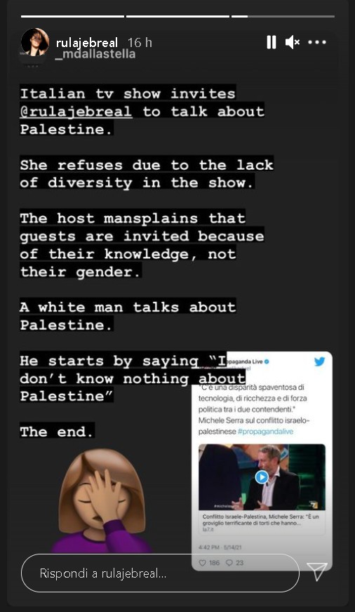 Rula Jebreal Propaganda Live