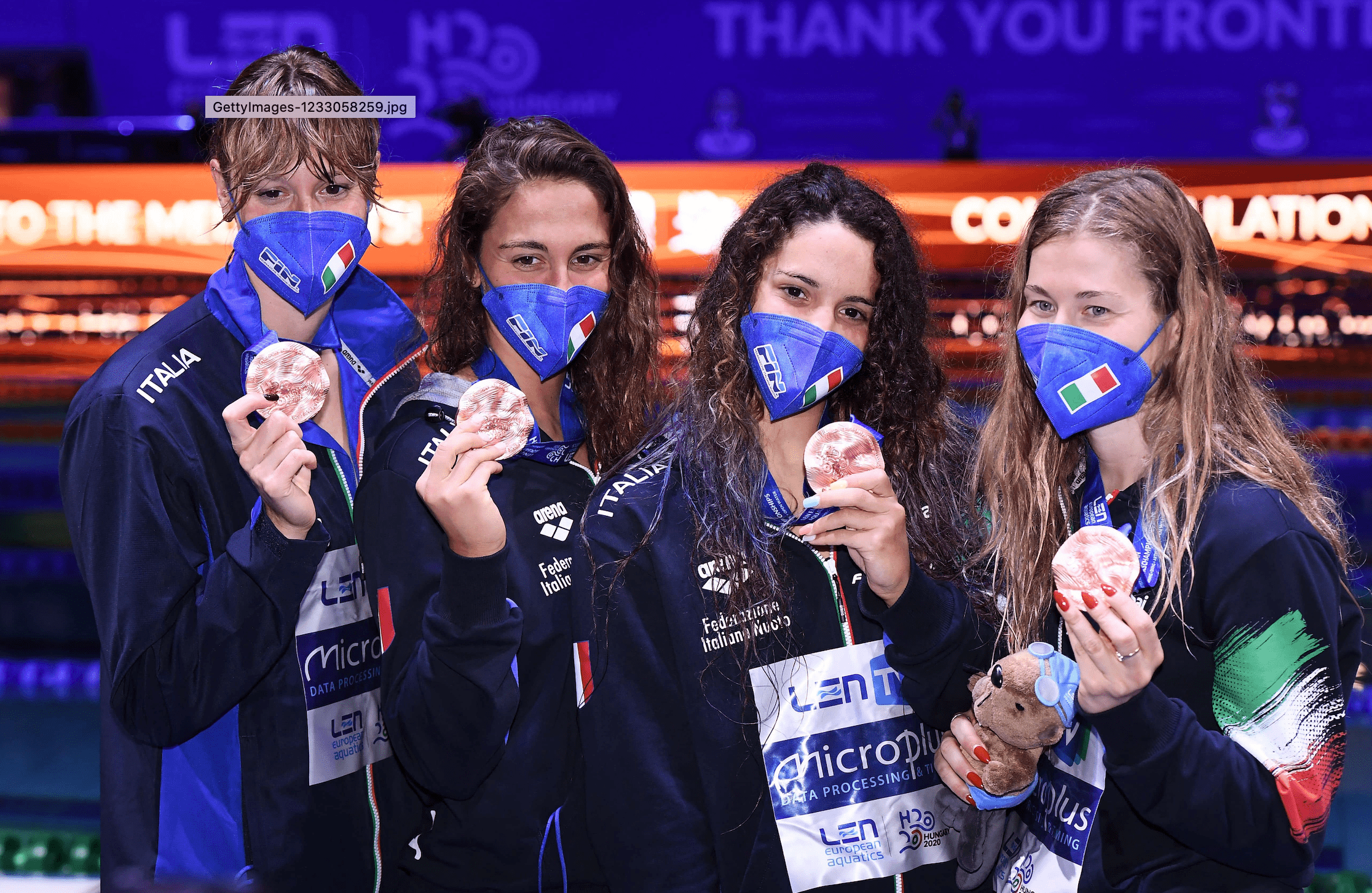 Europei di nuoto: Italia sul podio