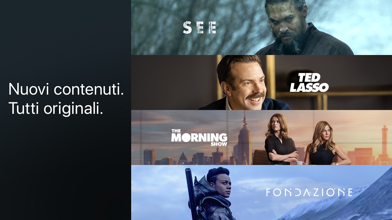 Apple Tv+ il video con i titoli in arrivo: da Fondazione a The Morning Show 2