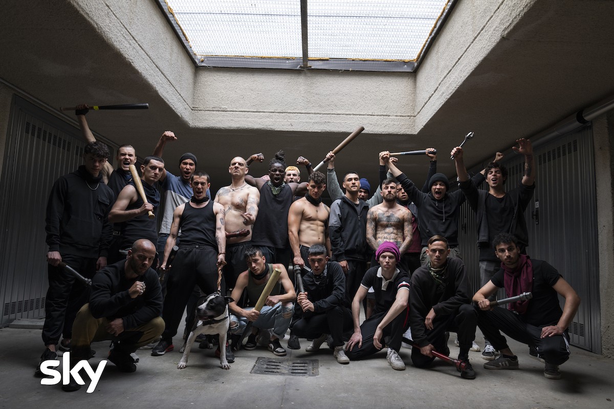 Blocco 181, le foto del backstage della nuova serie su Sky e Now