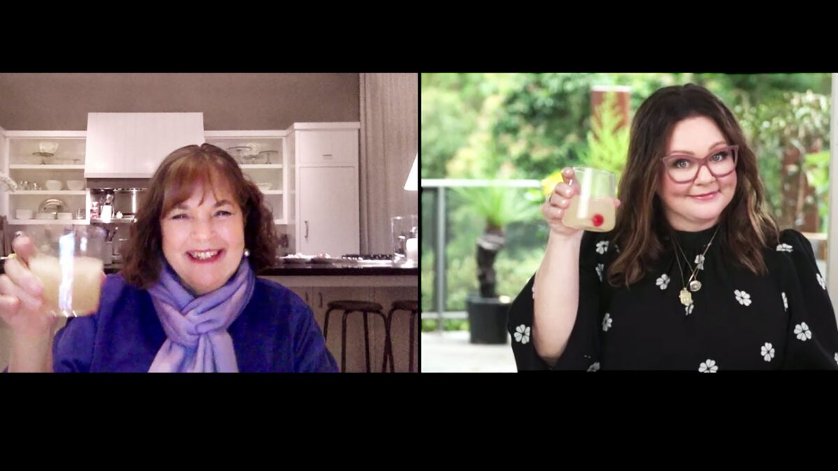 Cocktail virtuali con Ina Garten e Melissa McCarthy: di che cosa si tratta?