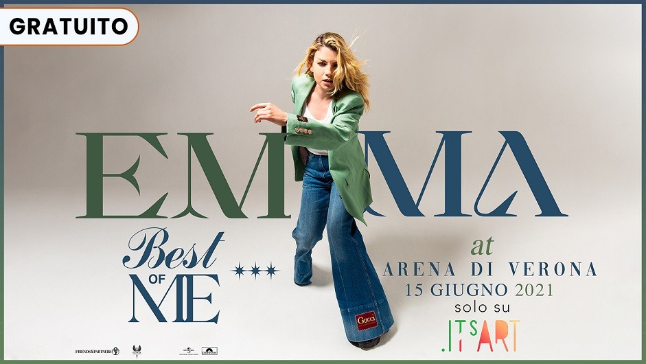 Emma, il concerto all’Arena di Verona in streaming -gratis- su ITsART