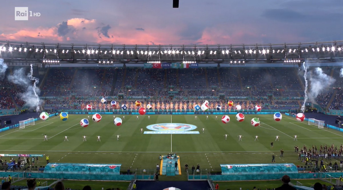 Euro 2020, una cerimonia d’apertura che non cede alla retorica della ripartenza