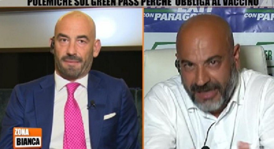 Zona Bianca, scontro tra Paragone e Bassetti: “E’ pronto per l’Isola dei famosi”