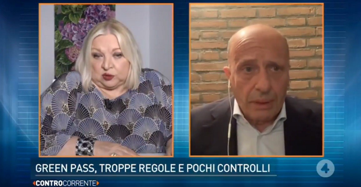 Controcorrente, lite Sallusti-Maglie sui vaccini: “Hai molti seguaci no-vax”