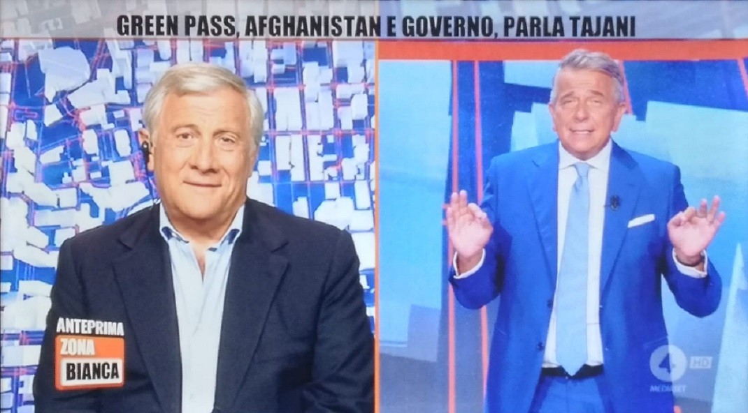 Rete 4 e il caso Tajani. Le sue interviste vengono sempre relegate nell’anteprima