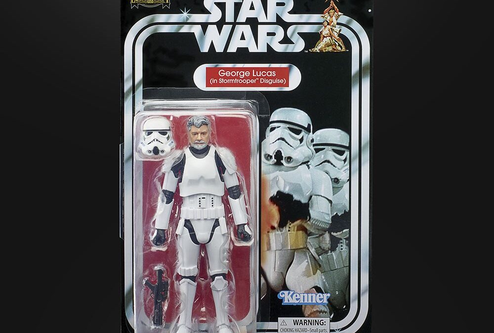 Star Wars: George Lucas diventa uno stormtrooper per una nuova action figure Hasbro