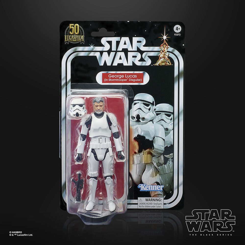 Star Wars: George Lucas diventa uno stormtrooper per una nuova action figure Hasbro