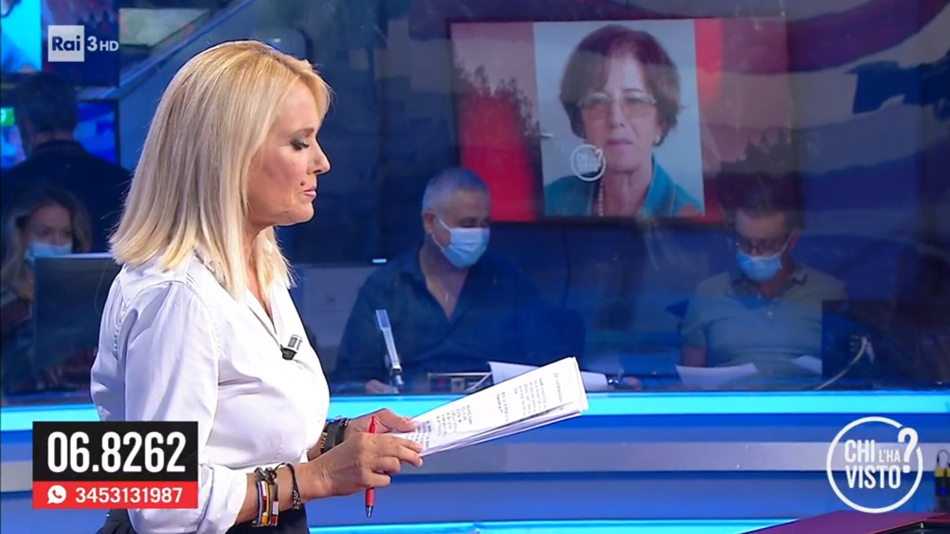 chi l'ha visto federica sciarelli laterale
