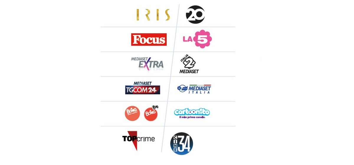Mediaset, reti tematiche. L’offerta 2021/22 di La5, Italia 2, 20, Iris, Cine34, Top Crime, Mediaset Extra e Focus