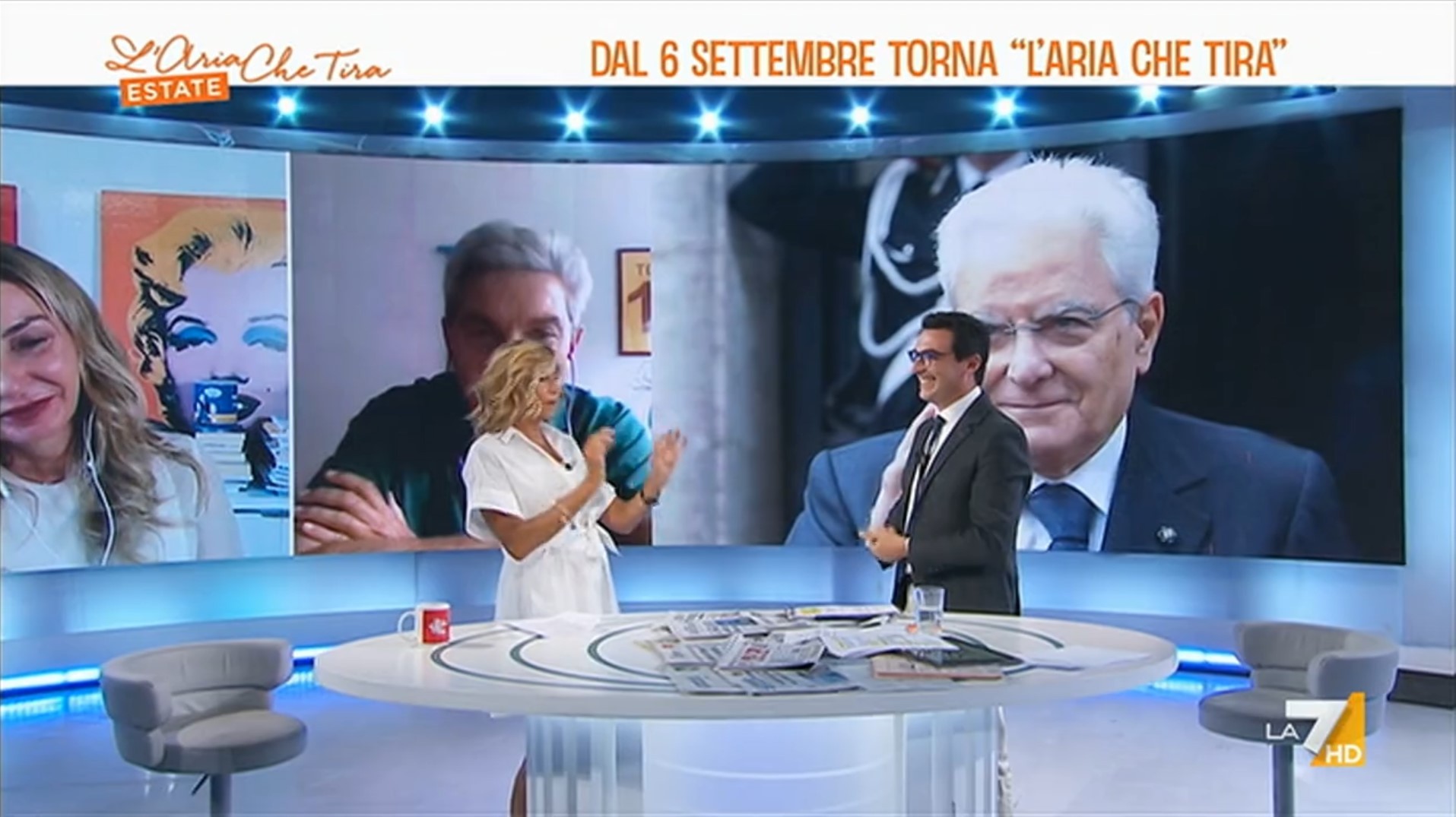 L’aria che tira estate, la “finta verità” di Myrta Merlino: “Non avete mai spento la luce sull’attualità”