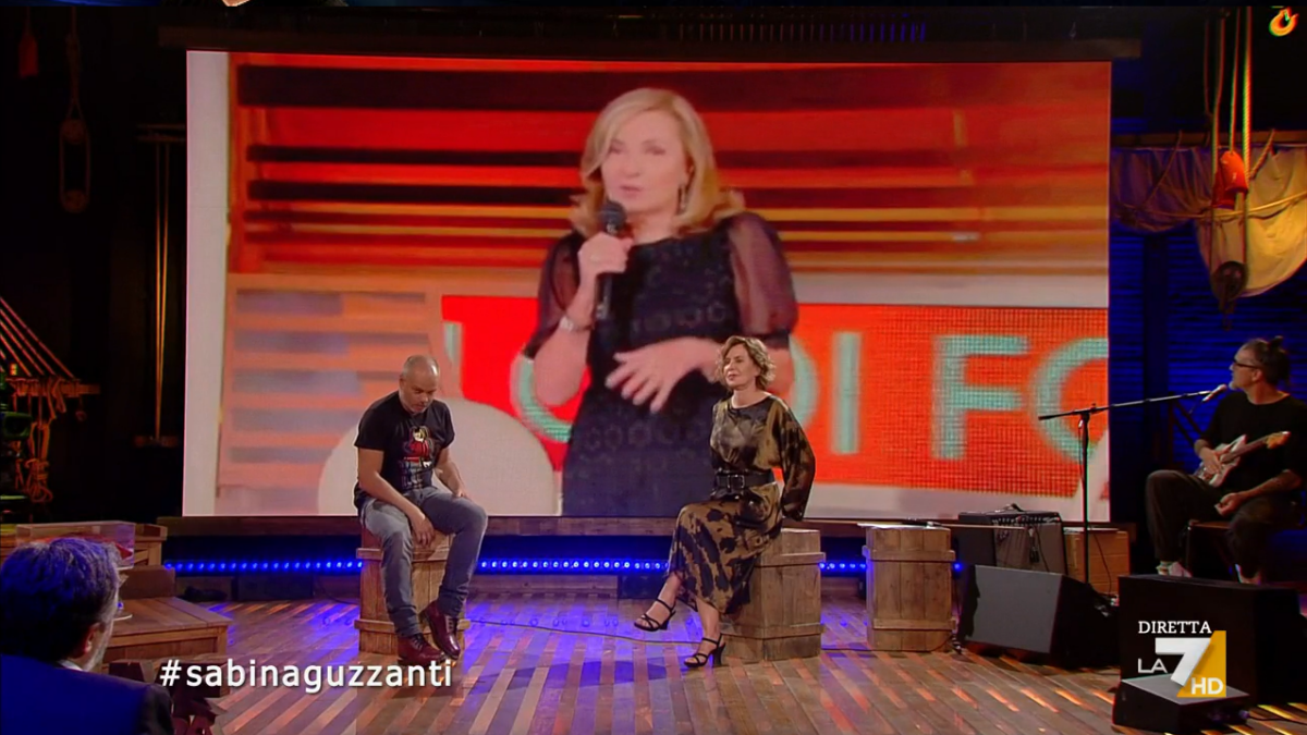 Propaganda Live, Sabina Guzzanti e il ‘caso Palombelli’ tra realtà e parodia