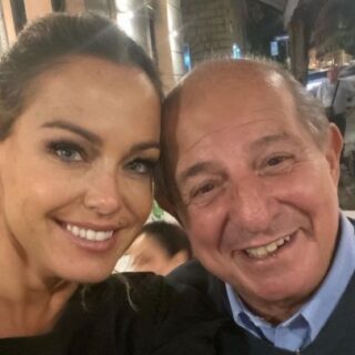 Sonia Bruganelli e Giancarlo Magalli