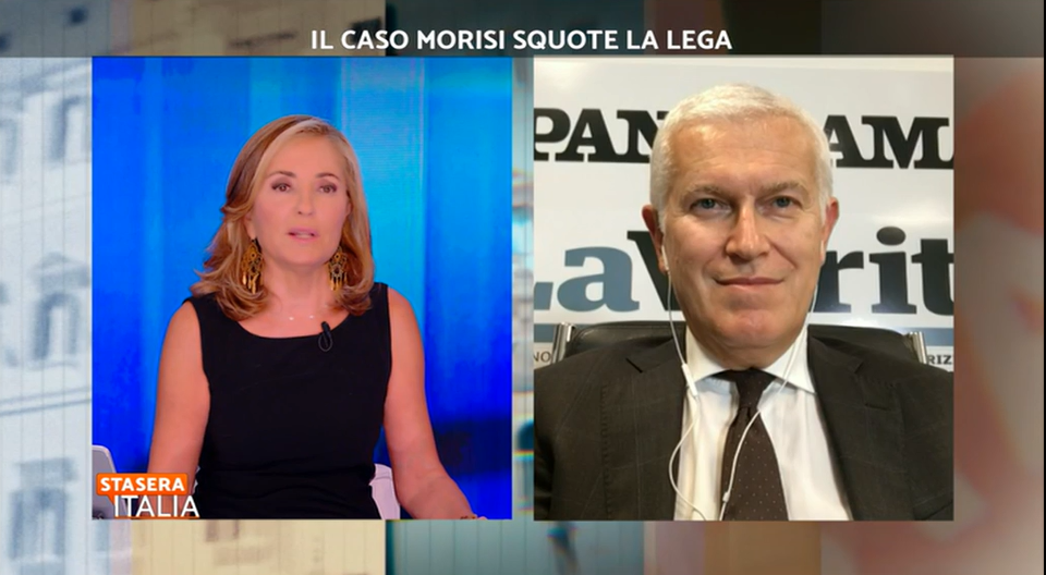 Stasera Italia, il caso Morisi “squote” la Lega (e anche le Elementari)