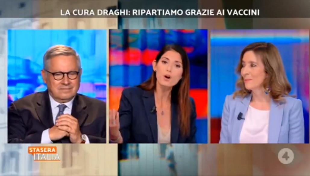 Stasera Italia, è Raggi contro tutti. Cinque Stelle all’attacco: “Programma vergognoso”