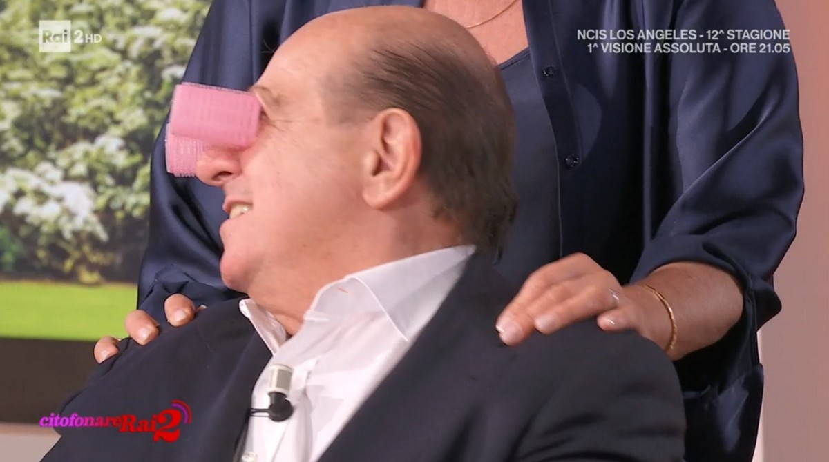 Giancarlo Magalli a Citofonare Rai2