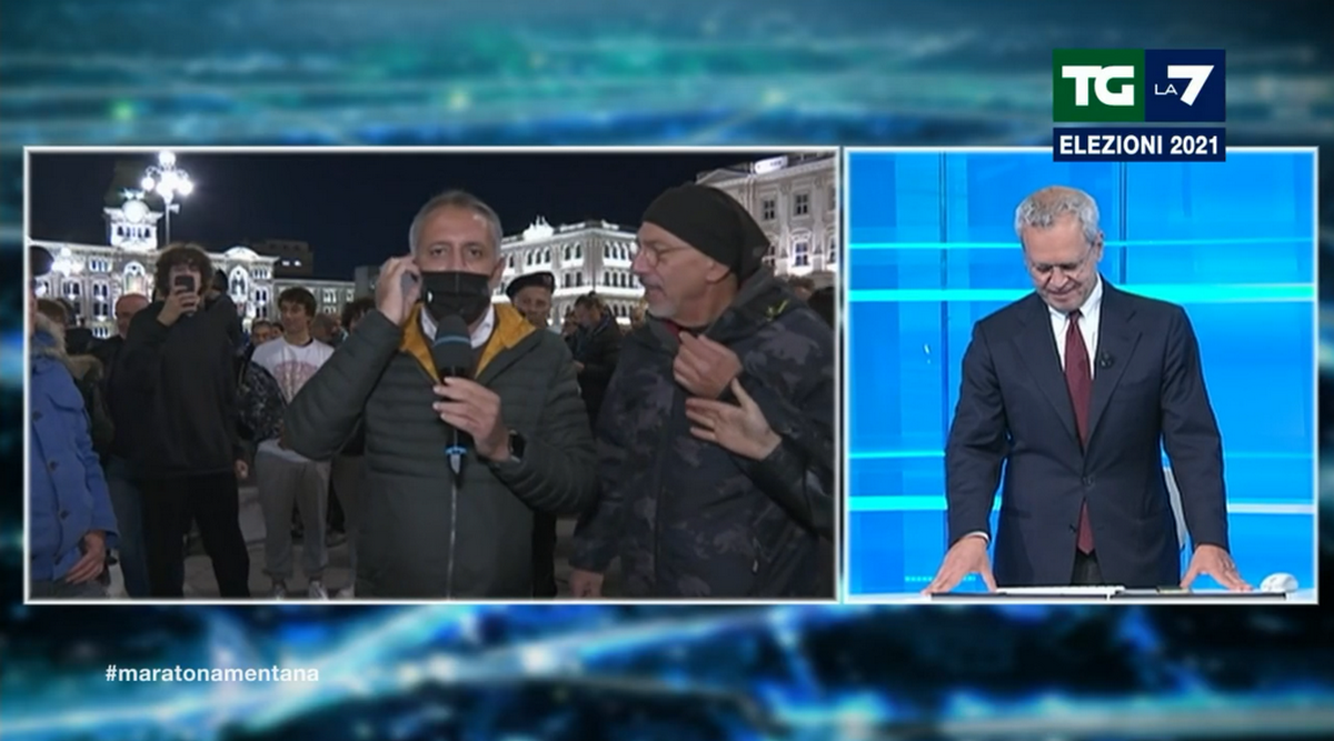 Maratona Mentana e la sfida in diretta alla piazza di Trieste