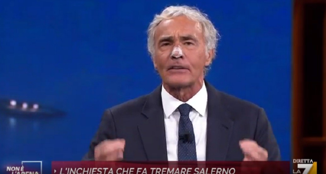 Non è l’Arena, Giletti provoca: “De Luca a noi non risponde, lo vedremo seduto da Fazio”
