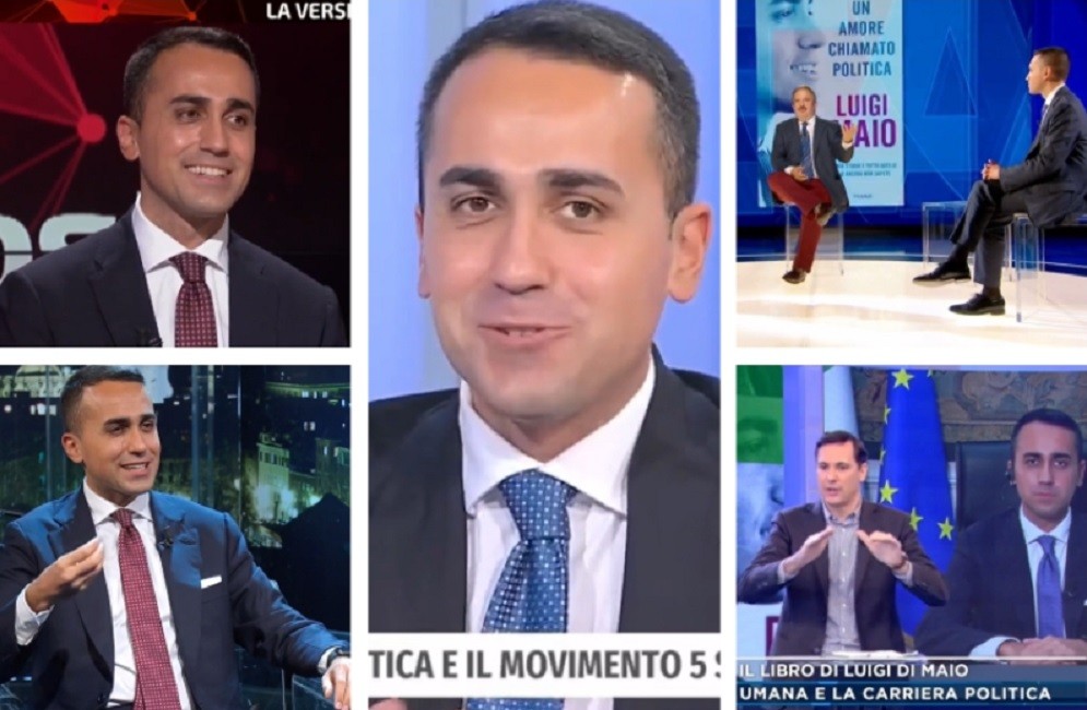 Luigi Di Maio, un amore chiamato tv. Per il Ministro degli Esteri tredici ospitate in venti giorni