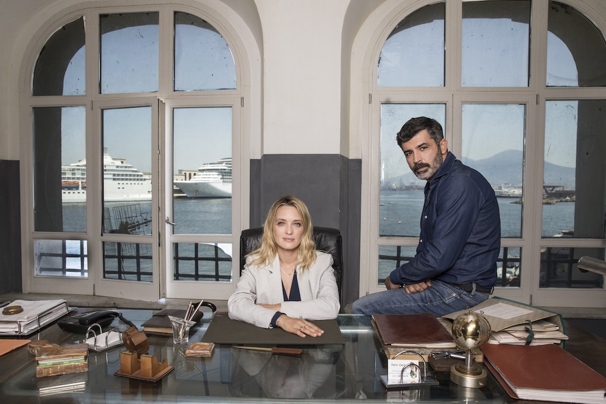 Carolina Crescentini e Carmine Recano