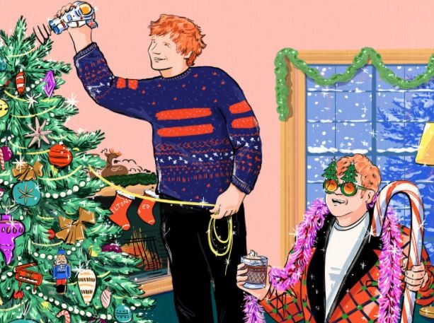 Merry Christmas, Ed Sheeran e Elton John: il duetto dal 3 dicembre 2021 (video annuncio)