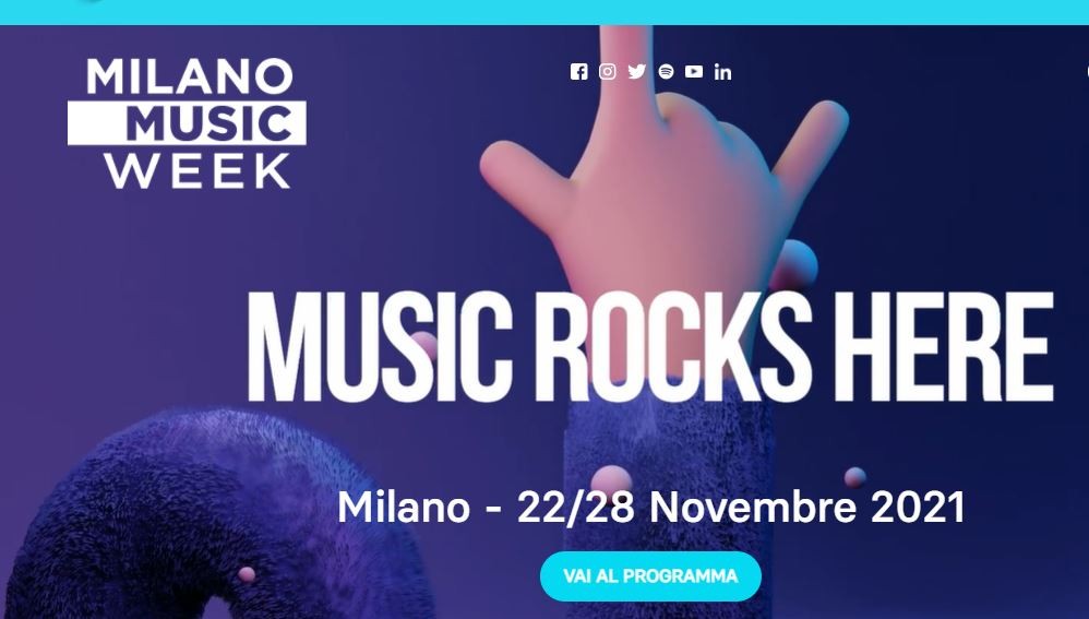 Milano Music Week 2021, programma 22 novembre 2021