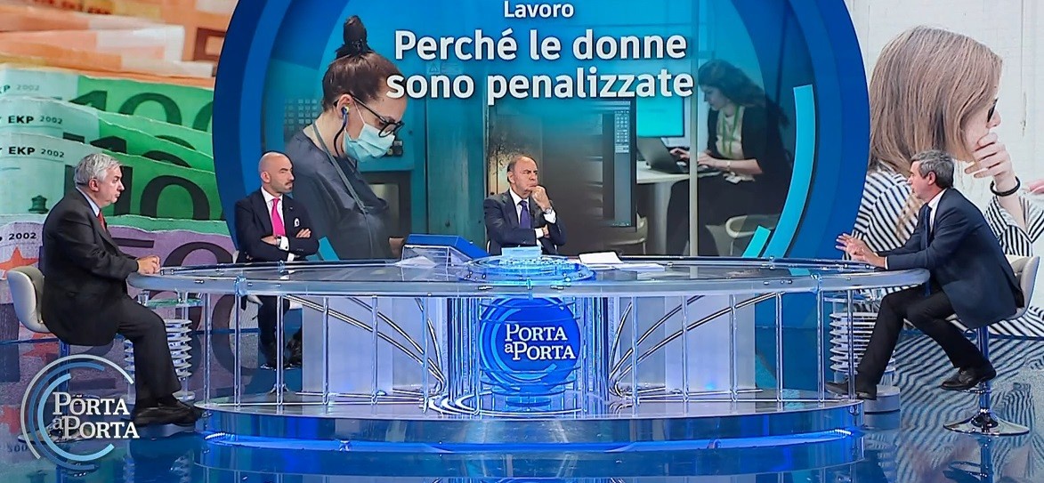 Porta a porta e la mezza bufala della puntata sulle donne senza donne. Storia di un caso che non c’è
