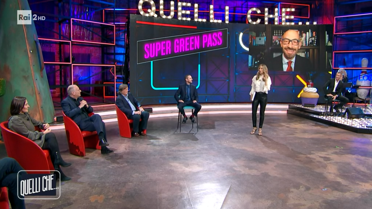 Quelli che… diventa un talk sul green pass (ma gli ascolti restano disastrosi)