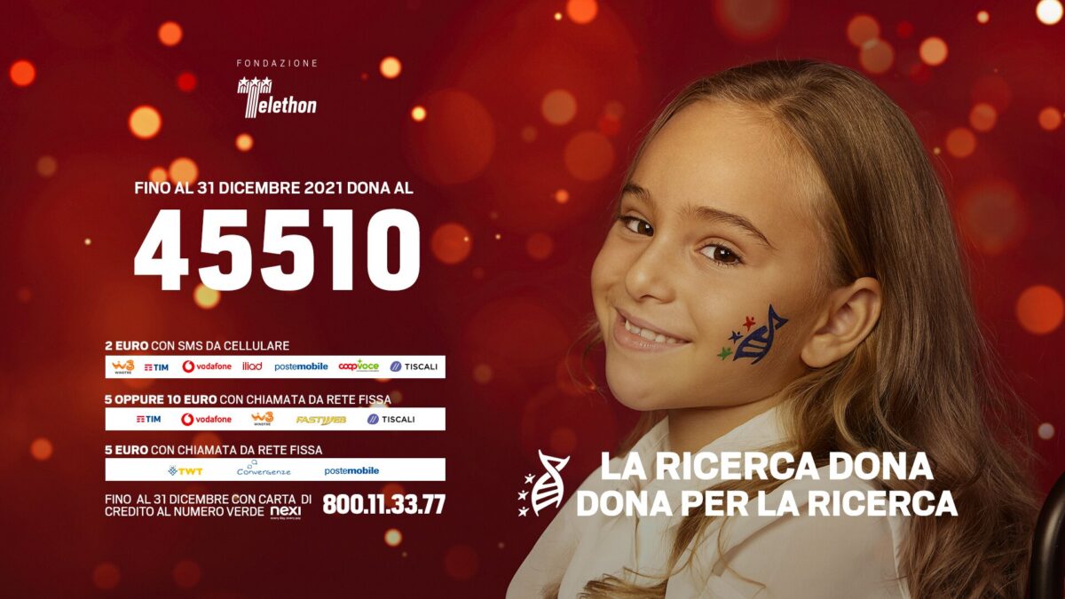 Maratona televisiva Telethon 2021: conferenza stampa in diretta dalle 10:00