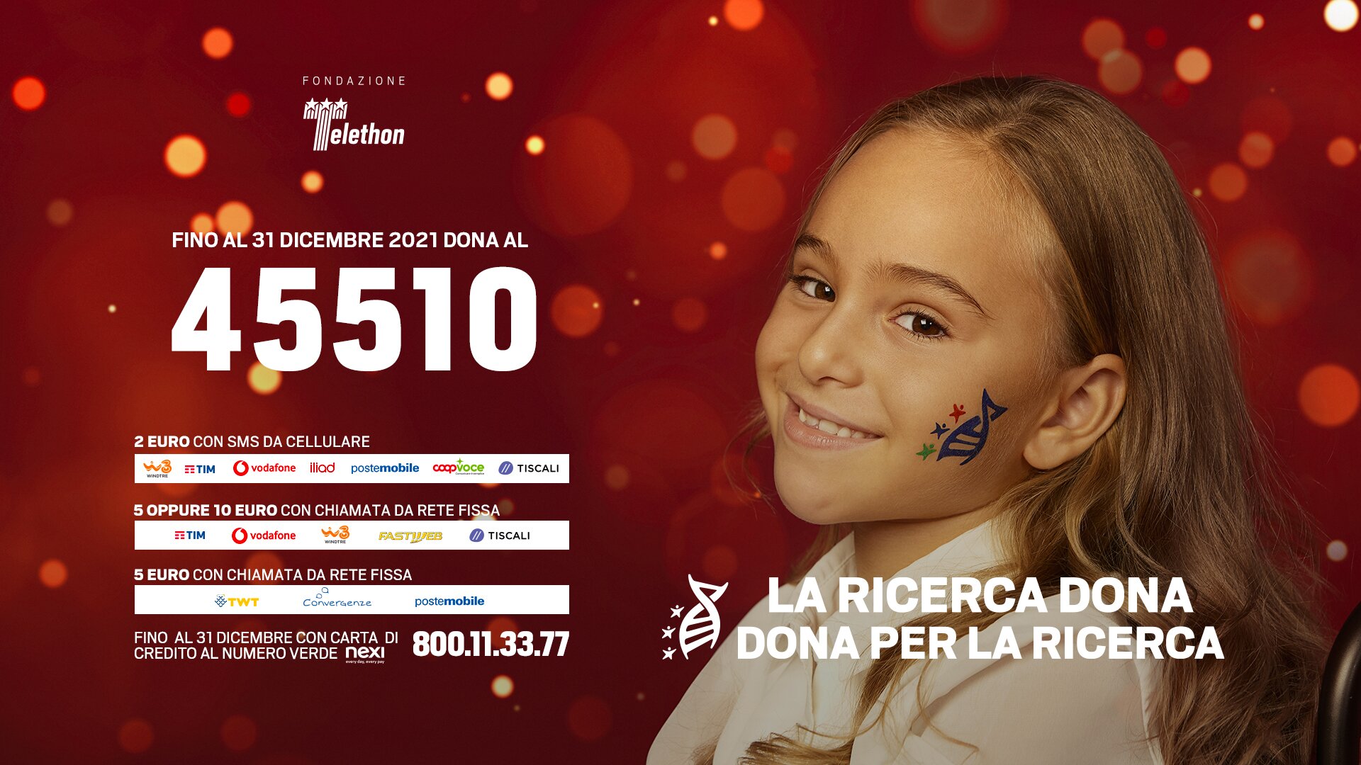 Maratona televisiva Telethon 2021: conferenza stampa in diretta dalle 10:00