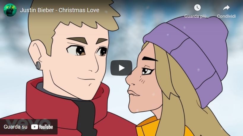 Christmas Love, Justin Bieber celebra il decennale dall’uscita di “Under the mistletoe” (guarda il video)