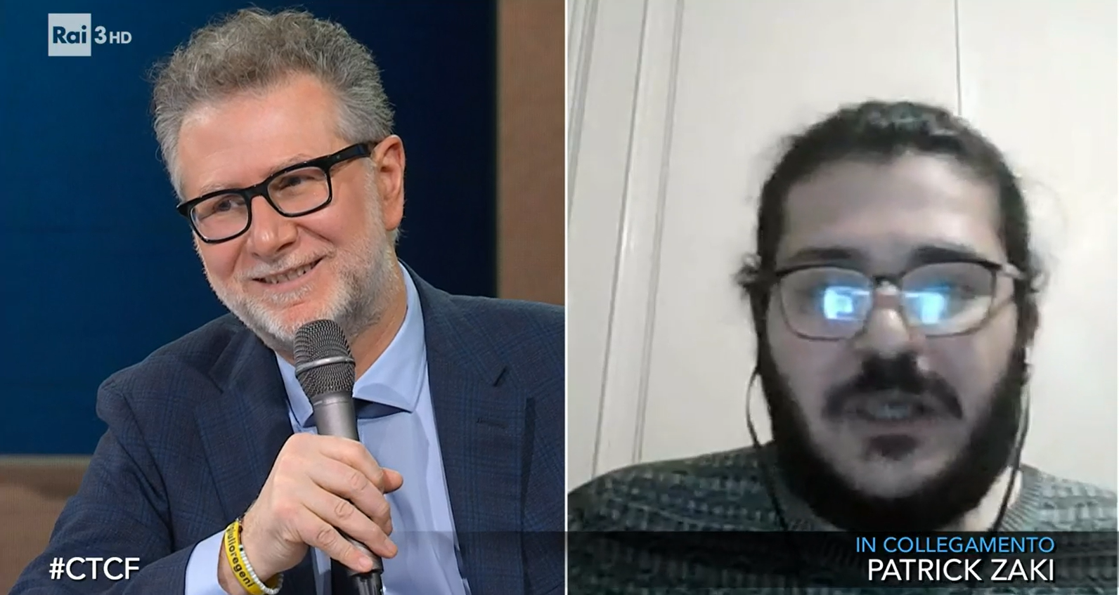 Che Tempo Che Fa, Patrick Zaki non sarà ospite della prima puntata