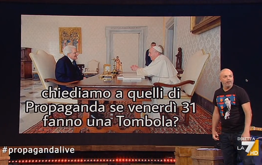 Propaganda Live, la Tombolata di Capodanno 2022 non si farà
