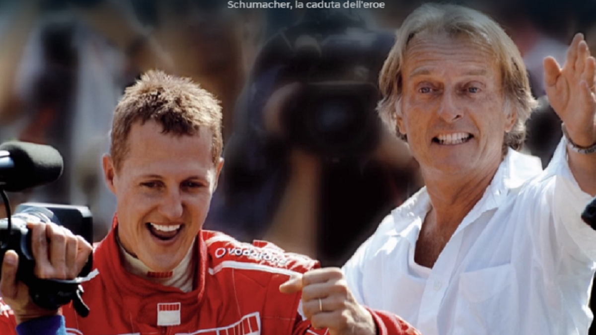 Ossi di seppia, su Raiplay il bel ritratto di Michael Schumacher con Luca Cordero di Montezemolo