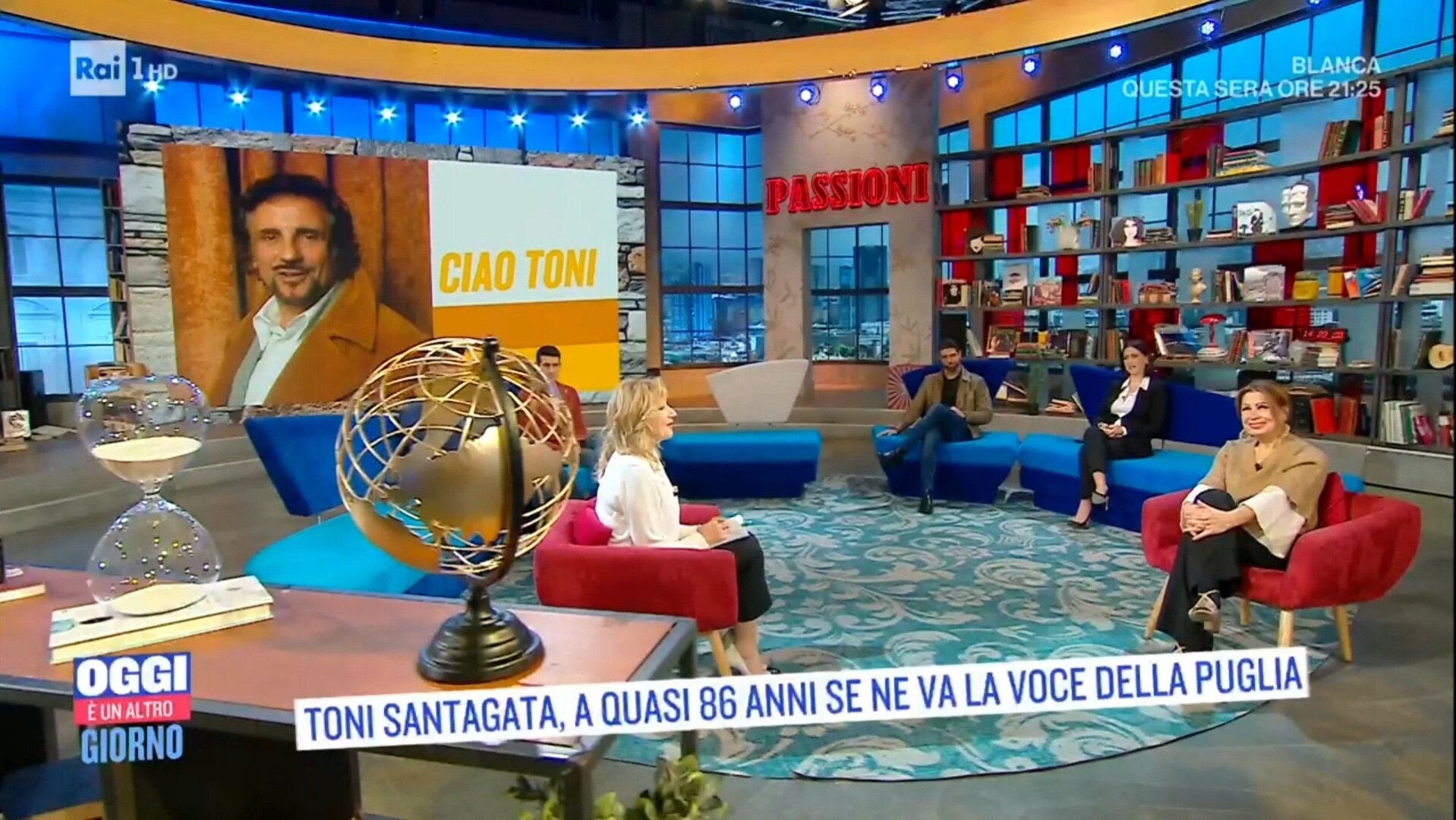 Oggi è un altro giorno saluta Toni Santagata. In studio il ricordo di Rosanna Fratello