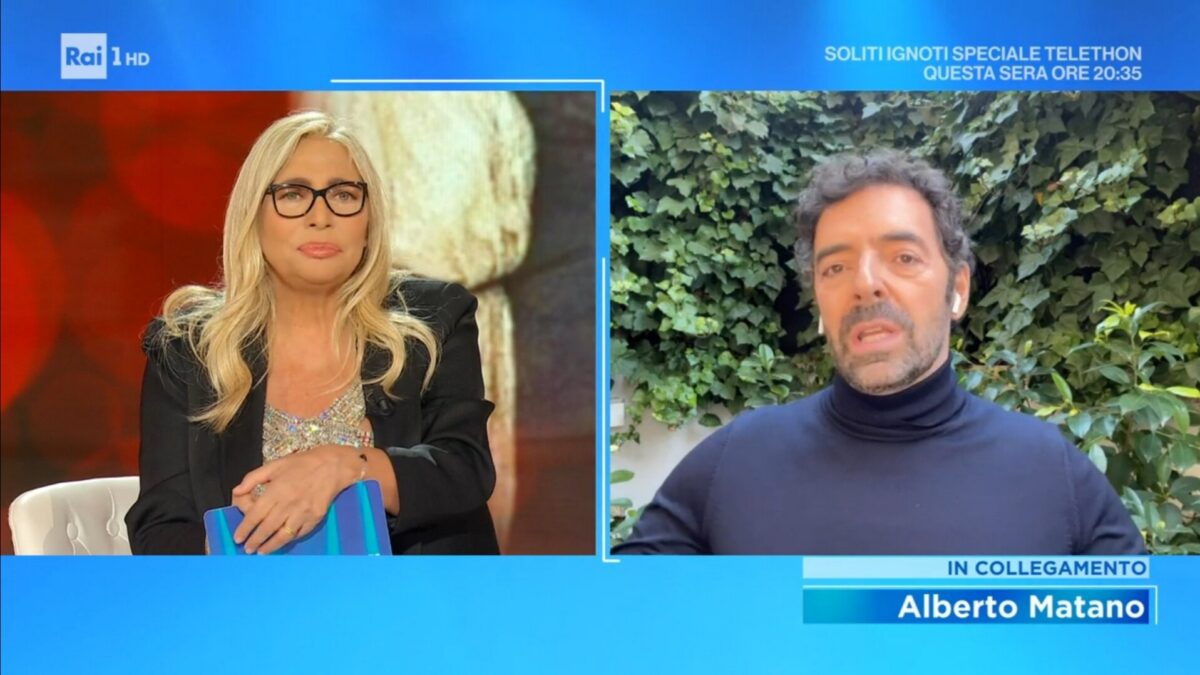 Alberto Matano in autoisolamento. Domani salta La Vita in Diretta post speciale Tg1