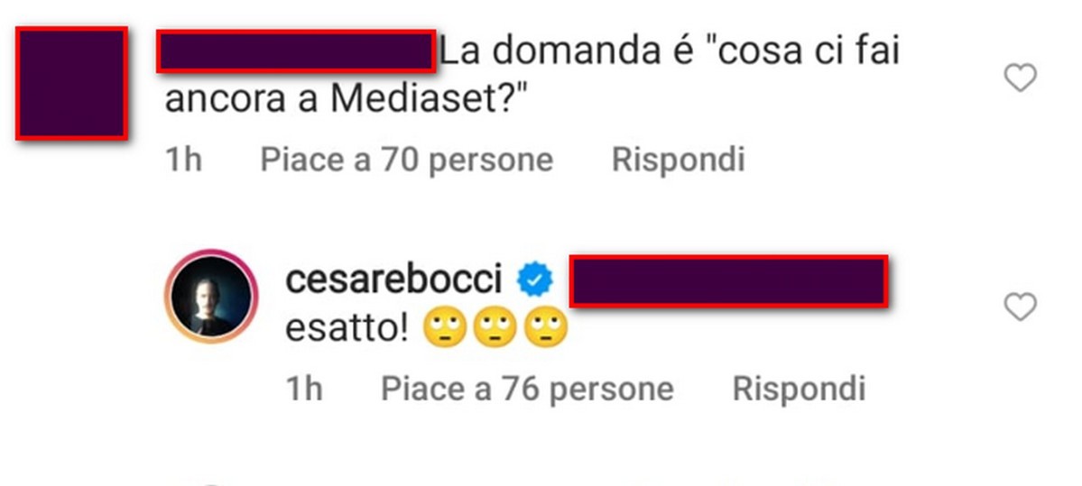 Cesare Bocci contro Mediaset