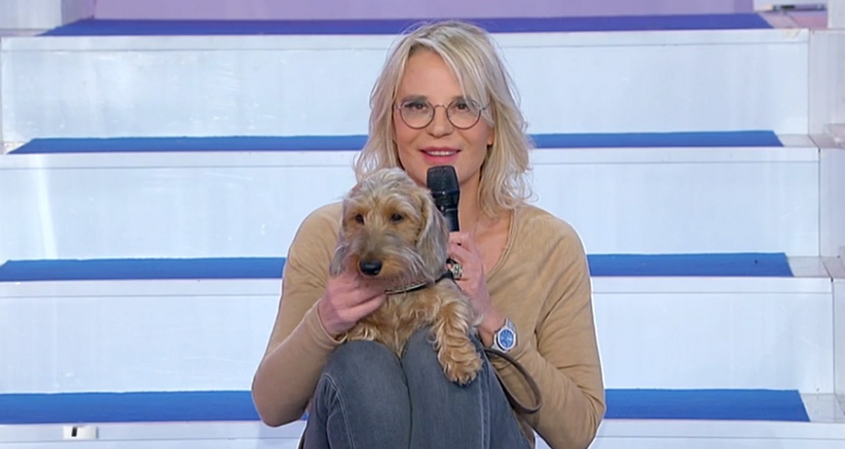 Maria De Filippi con il suo cane Giovanni a Uomini e donne (VIDEO)