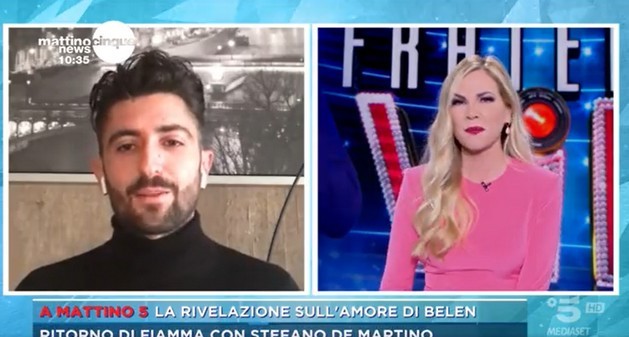 Belen Rodriguez è tornata con Stefano De Martino? Lo scoop a Mattino 5 (video)