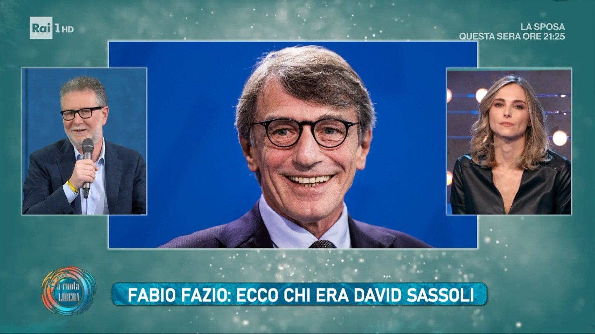 Fabio Fazio: “David Sassoli avrebbe dovuto essere ospite questa sera di Che Tempo Che Fa”