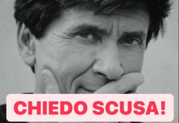 Gianni Morandi: “Questa volta l’ho fatta grossa.. Sono affranto, dispiaciuto, mi scuso moltissimo”