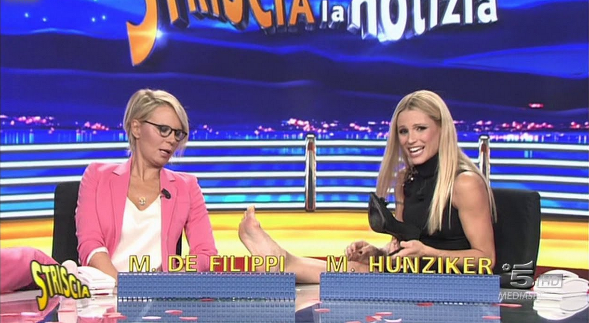 Maria De Filippi ospite del one woman show di Michelle Hunziker