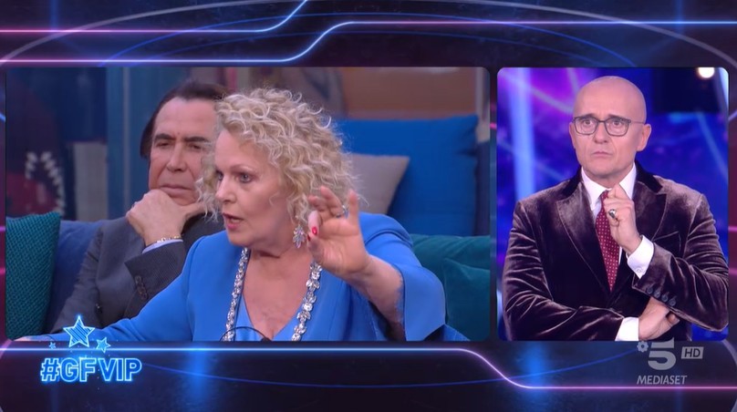 GF Vip 2022, è scontro tra Katia Ricciarelli e Miriana Trevisan: “Me ne vado” (video)